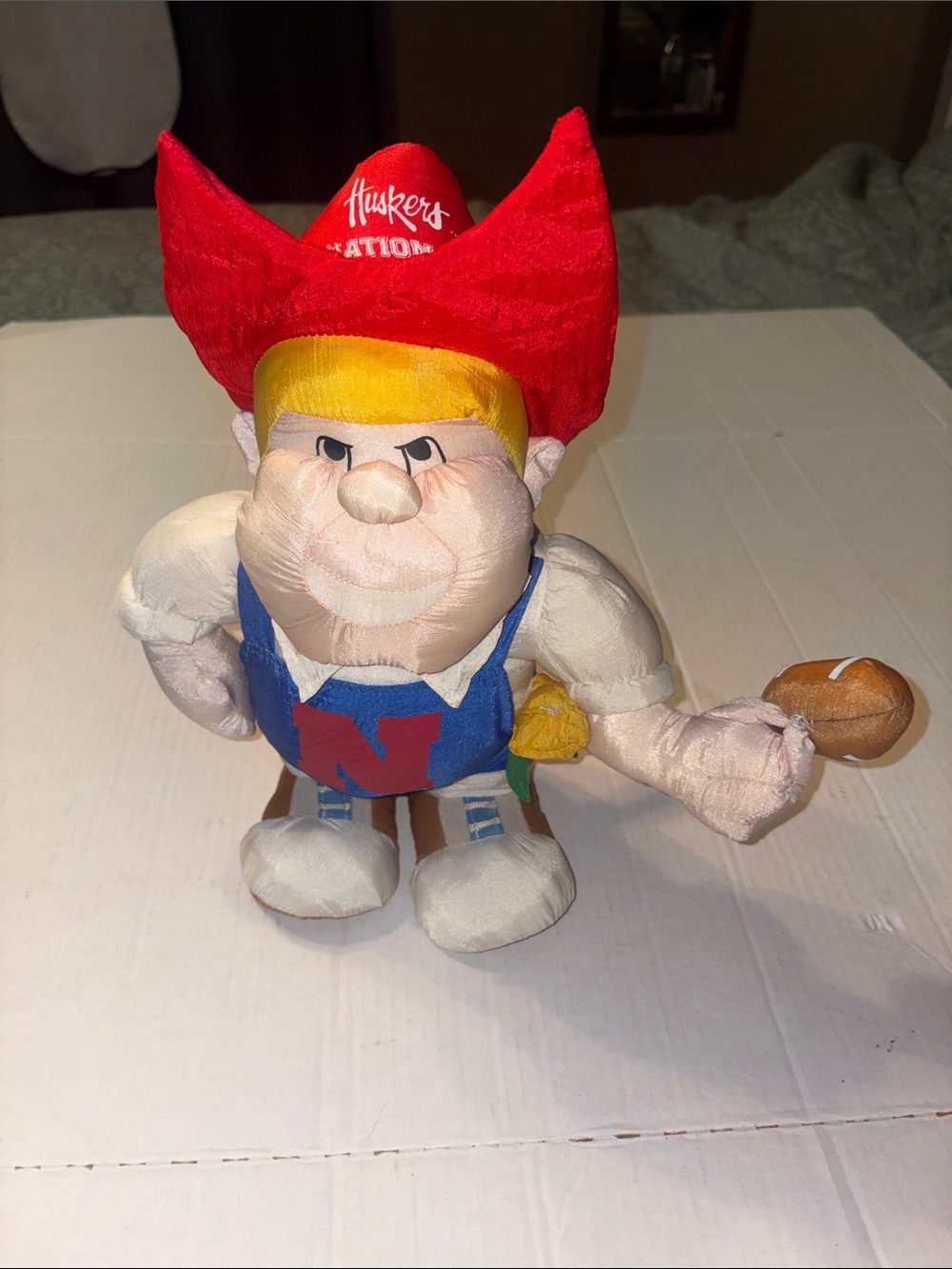 Vintage 1996 Nebraska Corn Huskers National Champions Stuffins doll